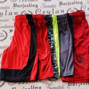 5 pair Boys large polyester shorts